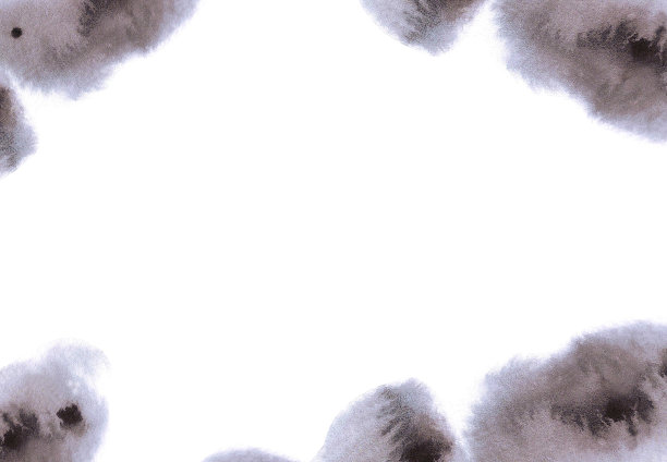 手绘水彩背景框架板隔离在白色。可用于明信片、剪贴簿、横幅等印刷品。图片下载