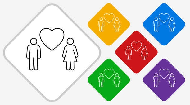 情侣和爱心偶像图片下载