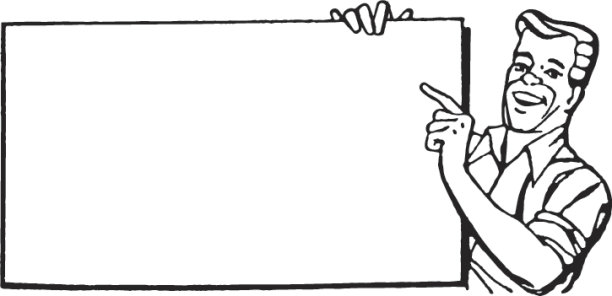 男人指着一张海报图片下载