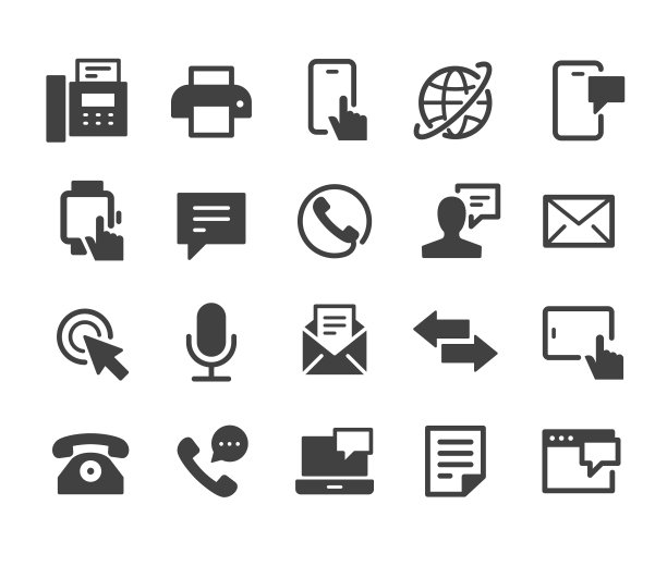 通讯图标-经典系列图片下载