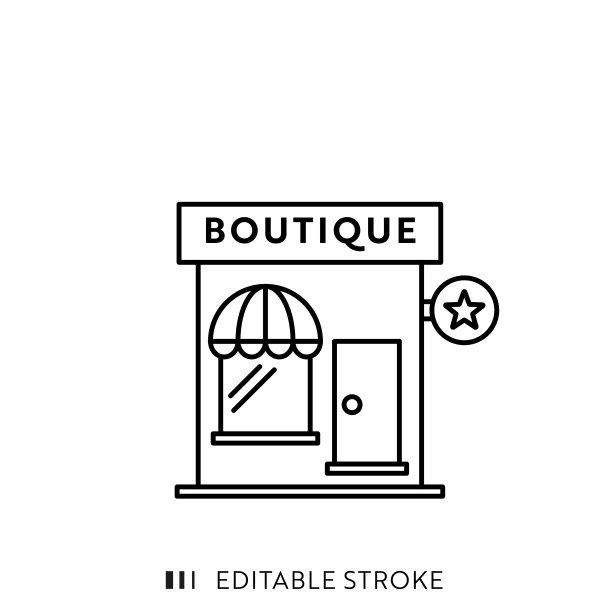 用可编辑的描边和完美像素存储线条图标。图片下载