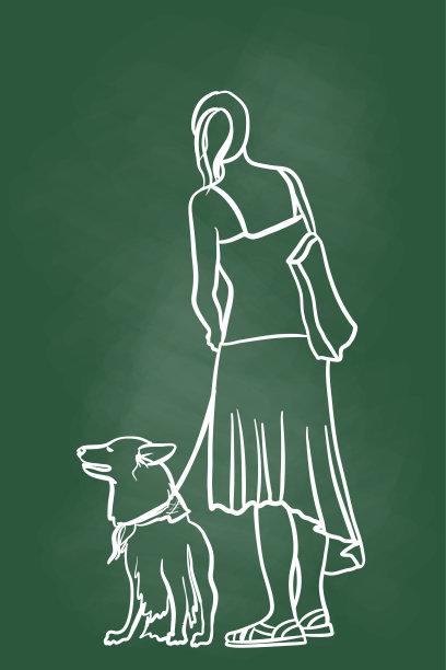 女人最好的朋友黑板图片下载