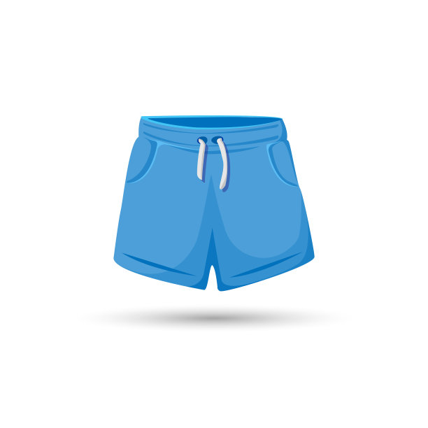 短裤图标矢量设计。图片下载