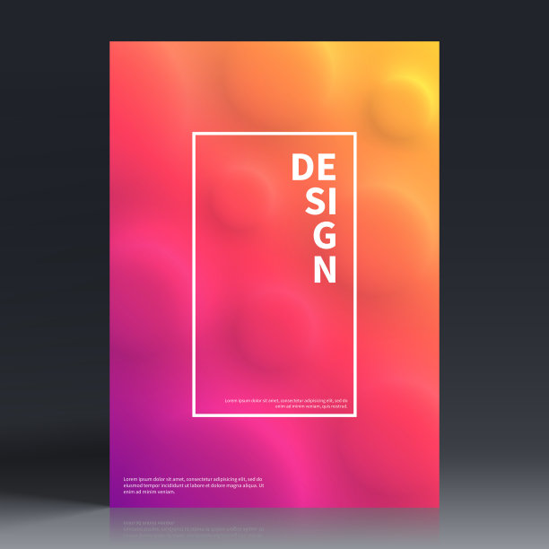 宣传册模板排版，橙色封面设计，商业年报，传单，杂志图片下载