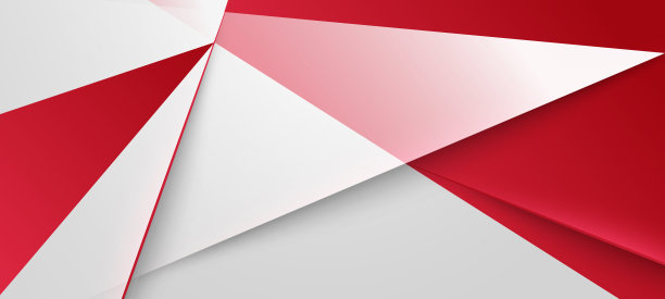 现代红白抽象背景与3d重叠层和剪纸艺术风格的设计图片下载