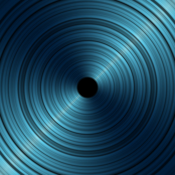 闪亮的拉丝或旋转金属盘图片下载