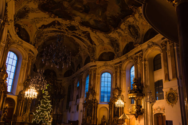 德国美因茨Altstadt的奥古斯丁教堂图片下载