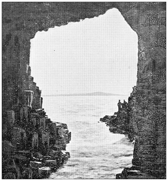 苏格兰古老的旅行照片:斯塔法岛，芬格尔洞穴图片下载