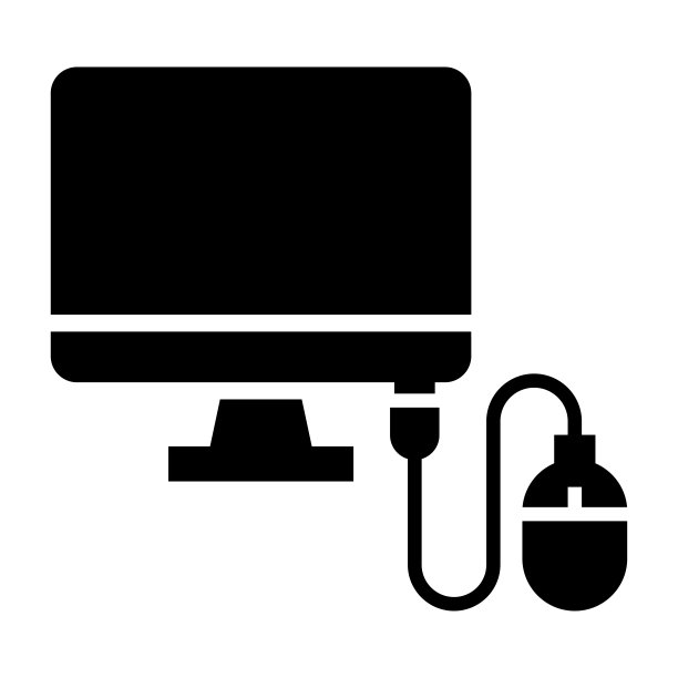 电脑、显示器、科技图标图片下载