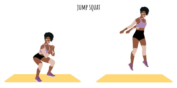 白癜风患者做深蹲跳图片下载