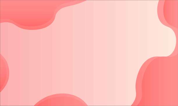 空灵的和谐:抽象奶油背景与有趣的几何形式图片下载