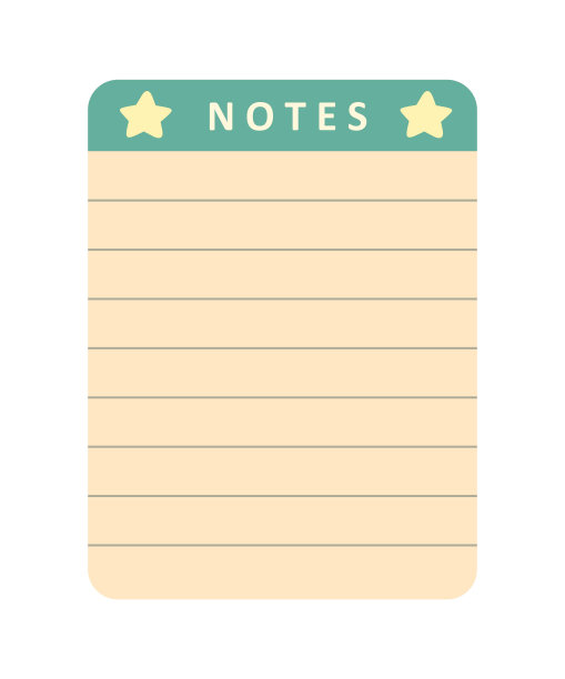 可爱的日记和计划设计图片下载