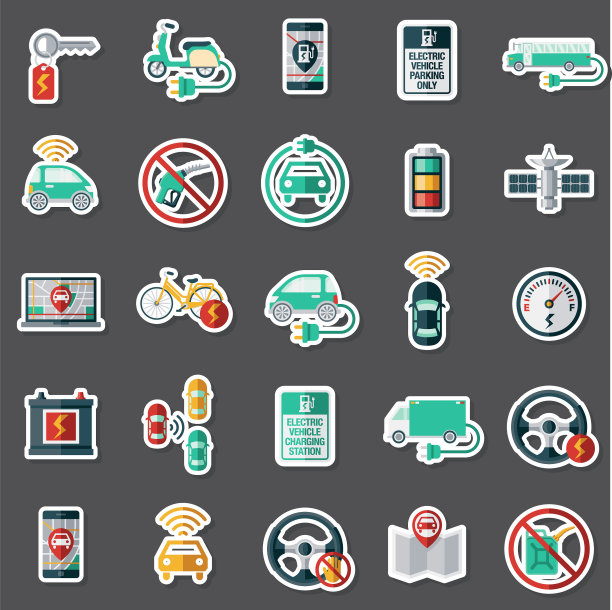 现代汽车技术贴纸集图片下载