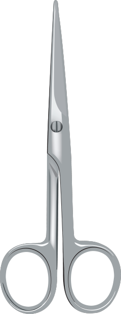 有理发尖的剪刀图片下载