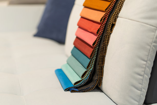 多色面料样品目录。图片下载