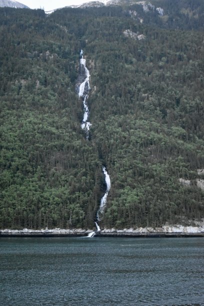 阿拉斯加的瀑布图片下载