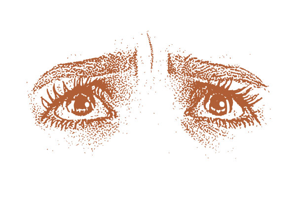 一个年轻女人的近距离与恐惧的面部表情图片下载