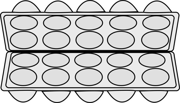 简单蛋包的插图材料图片下载