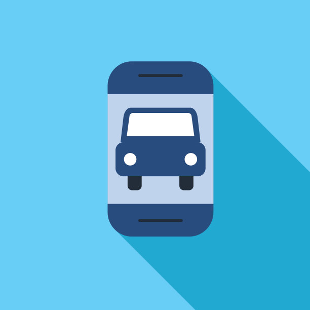 车辆交换人员细线图标乘坐共享概念图片下载