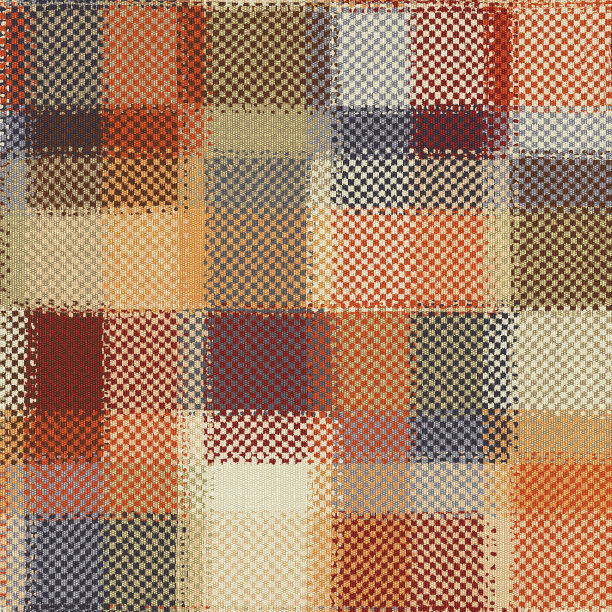 地毯无缝纹理与几何图案，民族面料，grunge背景，波西米亚风格的图案，3d插图图片下载