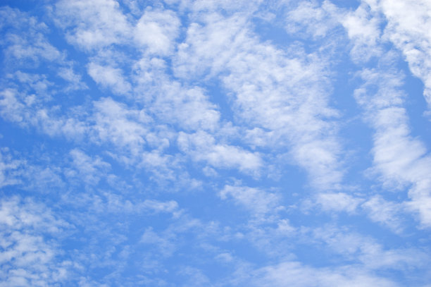 蓝天上的云。图片下载