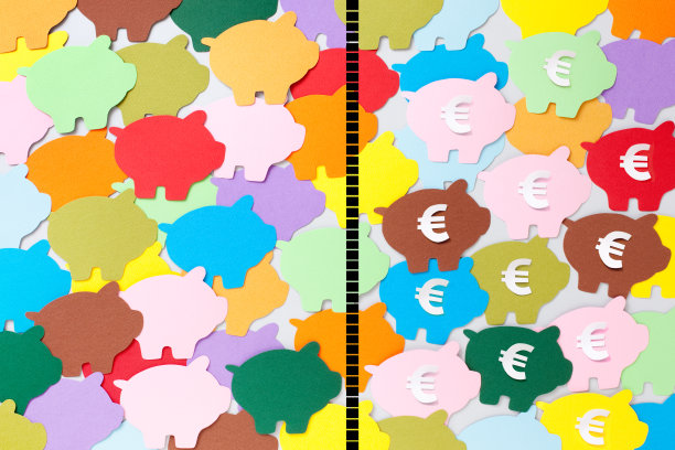 分离欧元储蓄图片下载