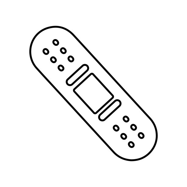 绷带，粘绷带，创可贴图标图片下载