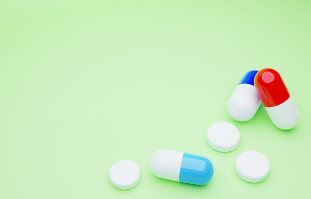 一个简单胶囊片的3D图像图片下载