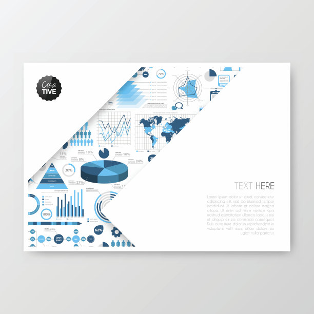 宣传册模板布局，封面设计，商业年度报告，传单，杂志图片下载