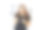 穿着黑色t恤的漂亮女孩拿着两个衣架。买衣服的概念。图片下载