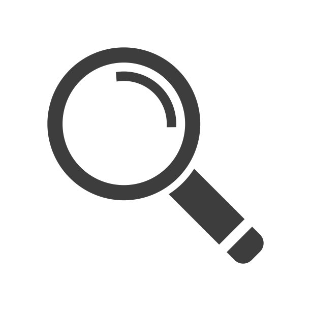 放大镜图标设计矢量模板图片下载