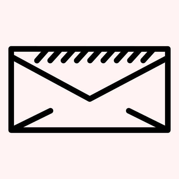 信封线图标。邮件的信。邮政服务矢量设计概念，轮廓风格的象形文字在白色的使用和应用程序。图片下载