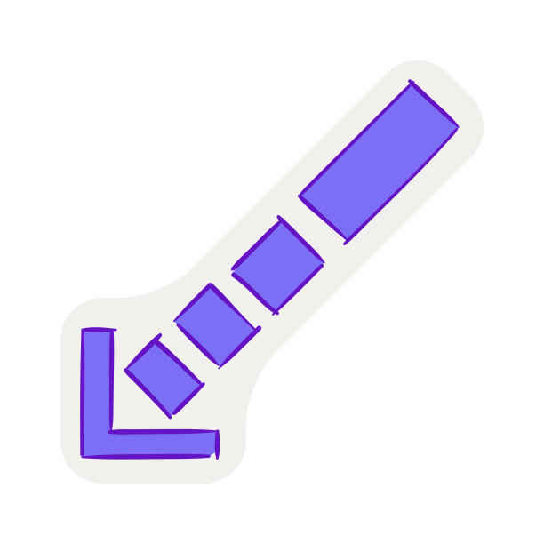 1403. i032.014.s.m003.c10。箭头图标贴纸图片下载