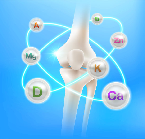维生素围绕着骨头图片下载