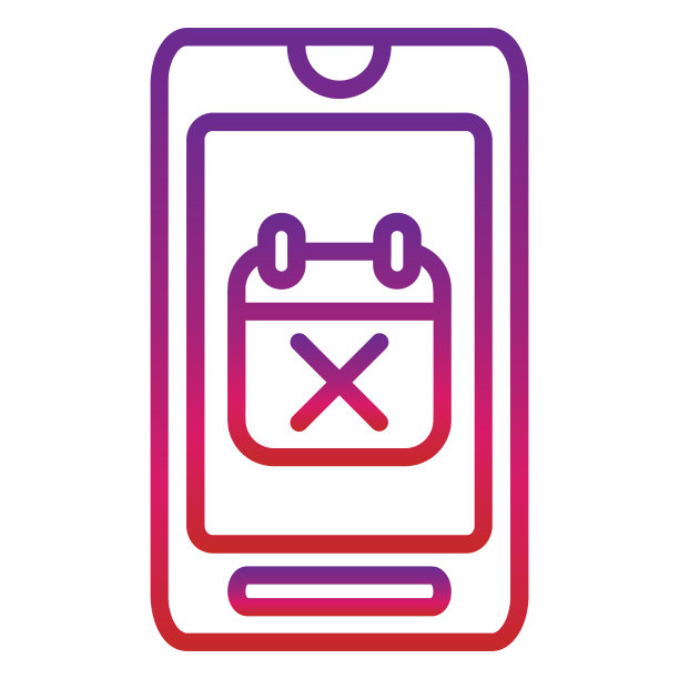 轮廓梯度移动图标隔离在白色背景图片下载