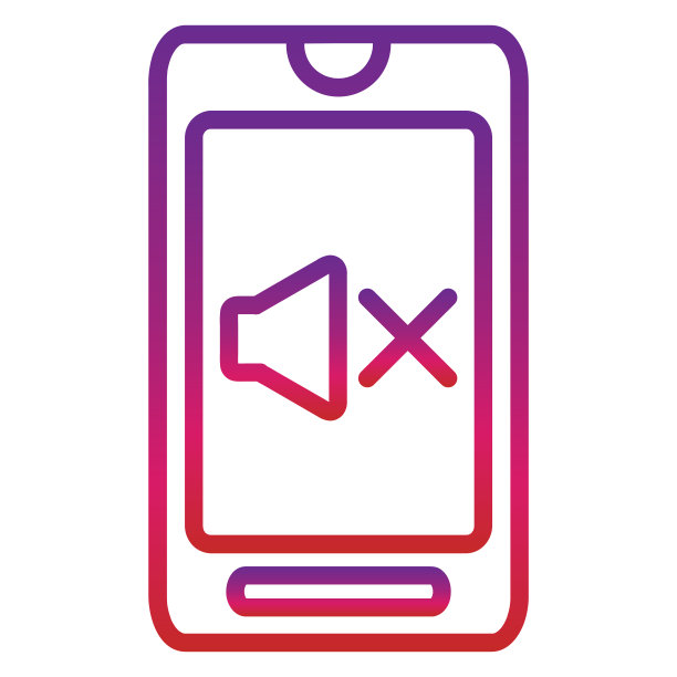 轮廓梯度移动图标隔离在白色背景图片下载