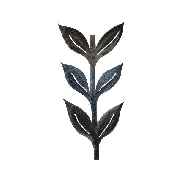 黑月桂枝。古希腊元素。手水彩。桂冠。隔离。用于横幅，包装和标签。用于明信片、印刷品和纺织品。图片下载