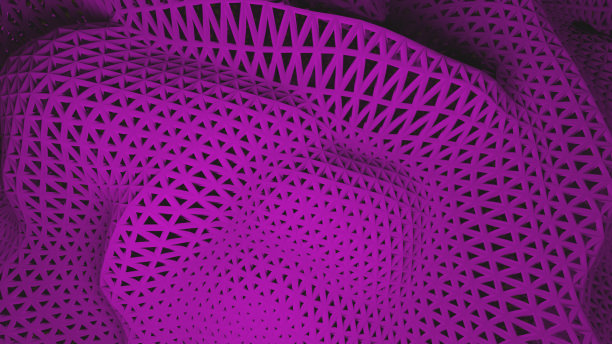 三维渲染，抽象白质几何图案背景图片下载