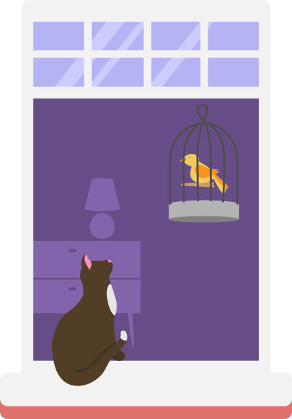 邻居们在窗边图片下载