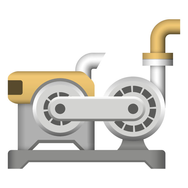 便携式水泵矢量插图设计孤立在白色背景上。图片下载