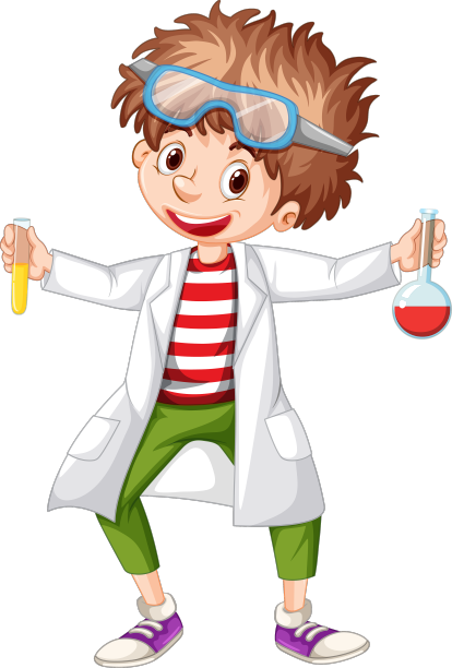 手持试管的科学家图片下载