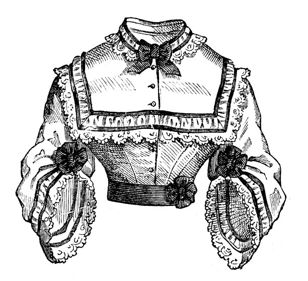 19世纪的时装和发型模特图片下载