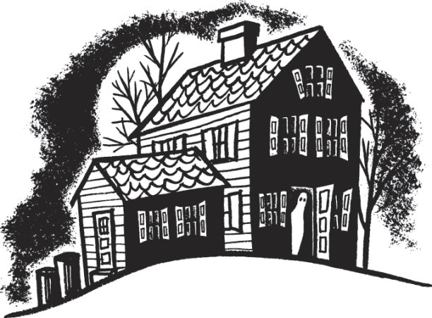 鬼屋插图图片下载