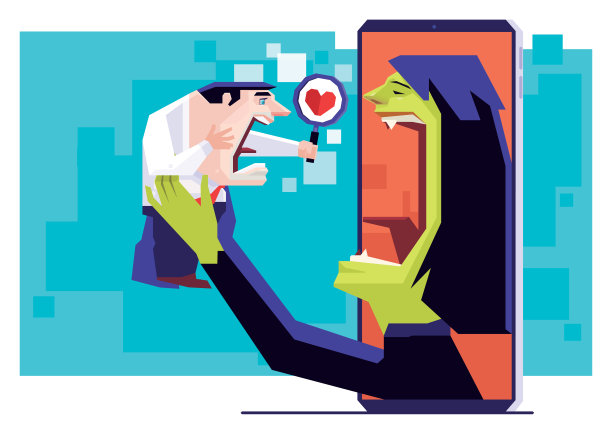 僵尸女人用智能手机抓商人图片下载