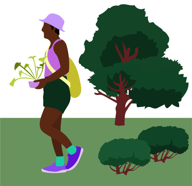 绿色仰慕者紫色图片下载