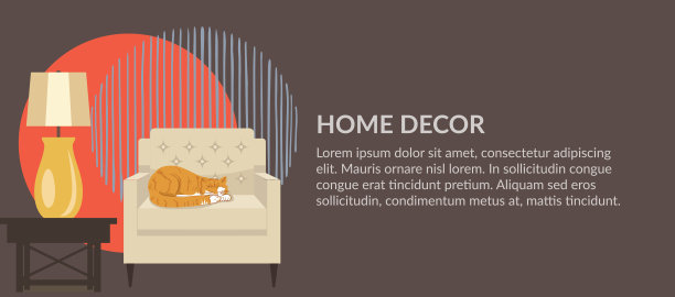 家居装饰家具横幅图片下载