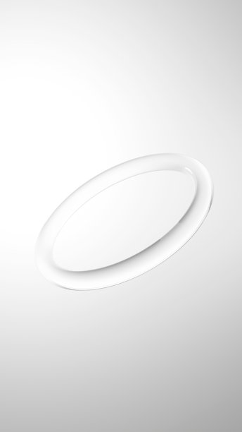 3 d演示。水样透明的圆圈。背景材料。白色背景。(垂直)图片下载