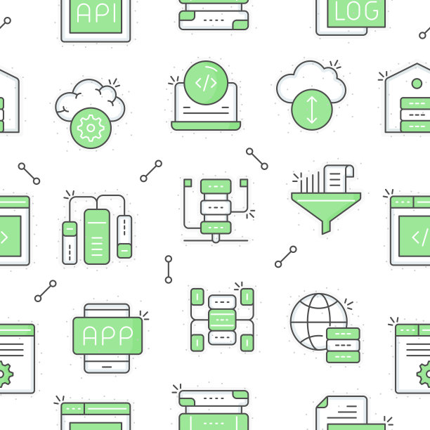 数据分析无缝模式图片下载