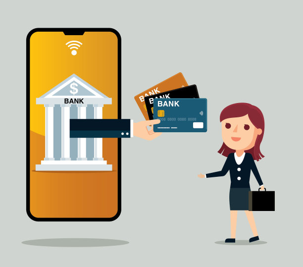 在线货币-信用卡-女商人图片下载