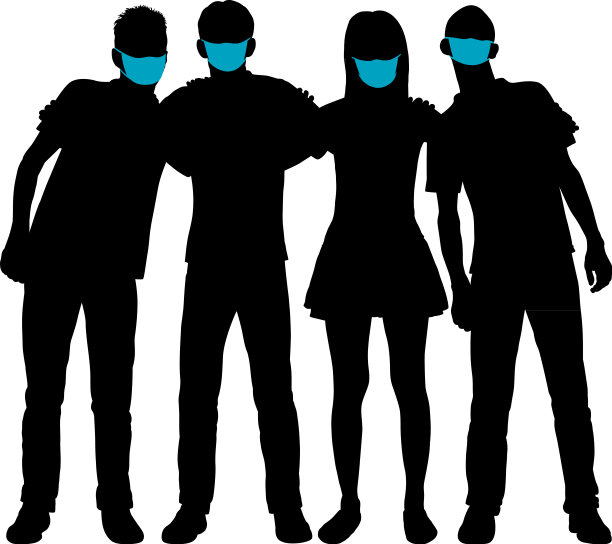 新冠肺炎时期的友谊图片下载